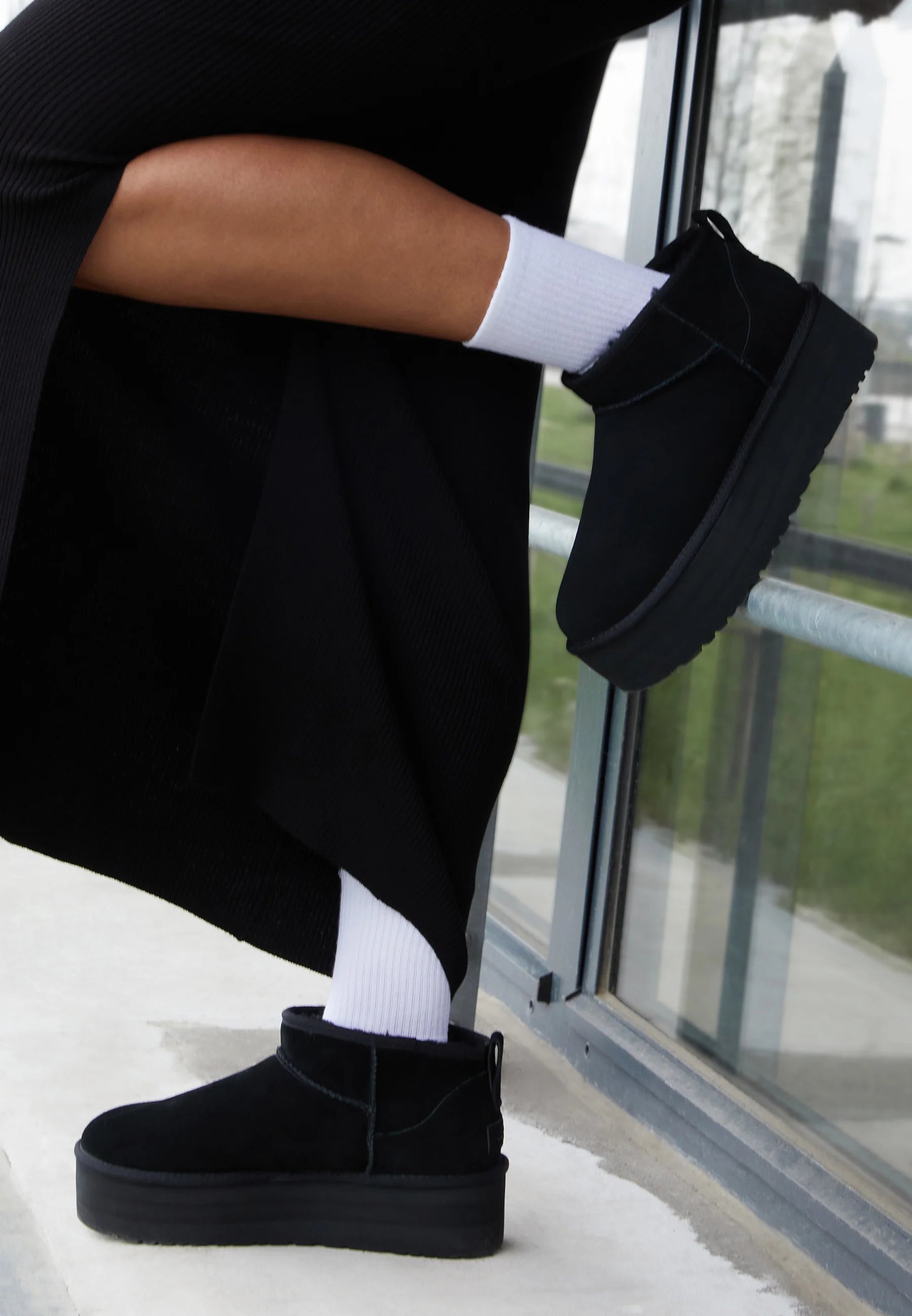 CLASSIC ULTRA MINI PLATFORM - Low ankle boots