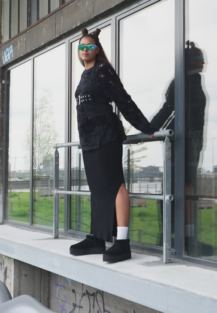 CLASSIC ULTRA MINI PLATFORM - Low ankle boots